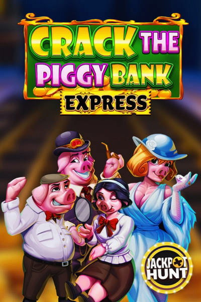 Naslovnica slota Crack The Piggy Bank Express u ponudi Betrepublic Casina