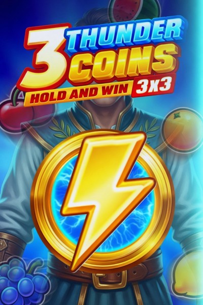 Naslovnica slota 3 Thunder Coins: Hold and Win u Kingmaker Casinu